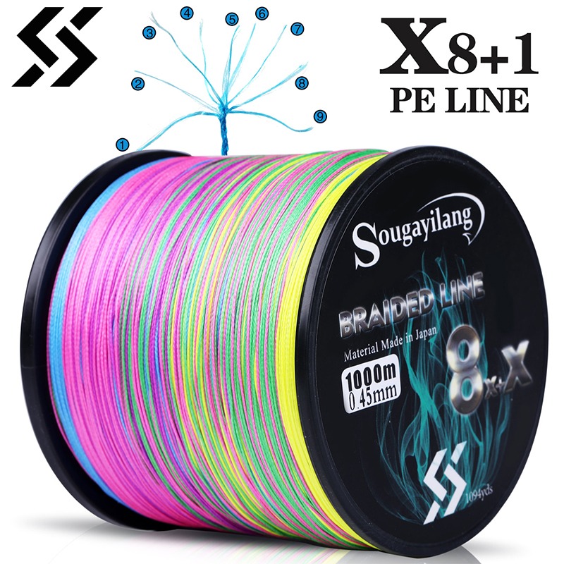Fish Finder Cable - Sougayilang 새로운 9 가닥 PE 낚시
